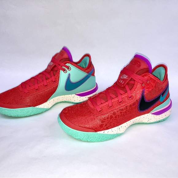 Nike Zoom LeBron NXXT Gen 'Track Red' Men's Basketball Sneakers DR8784-600 NEW - Picture 2 of 8